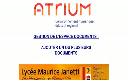 5_Espace doc_ajouter 1 ou plusieurs docs