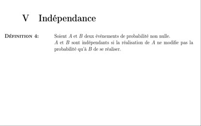 indépendance