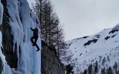 Lycée de la montagne - Cascade de glace