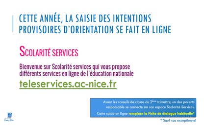 Tuto Téléservice Orientation 3ème