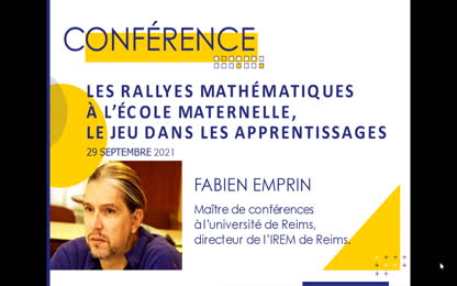 Conférence Mathématiques Canopé F.Emprin Cycle1