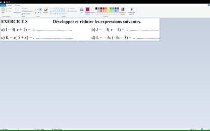 Quatrième DS3 Sujet A exercice 8