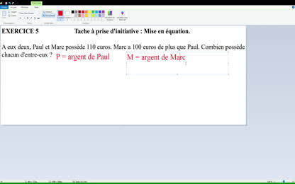 Quatrième DS3 Sujet B exercice 5