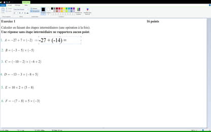 Devoir commun n°2 exercice 1.