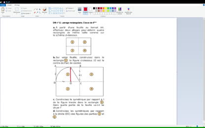 Devoir commun n°2 cinquième.