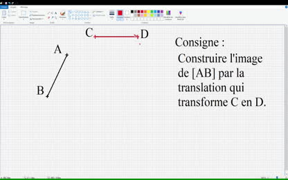 Construire une image par translation.