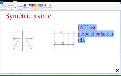 Rappels sur la symétrie.