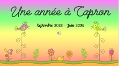 une année à capron 2023